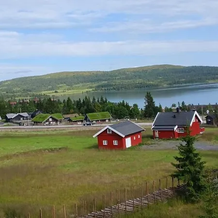 Med Panoramautsikt Innendors Parkering Apartamento Sjusjoen