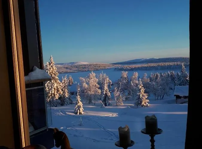 Med Panoramautsikt Innendors Parkering Lejlighed Sjusjoen